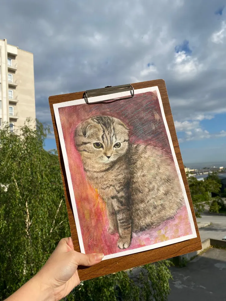 Eylül tarafından yapılmış evcil hayvan portresi