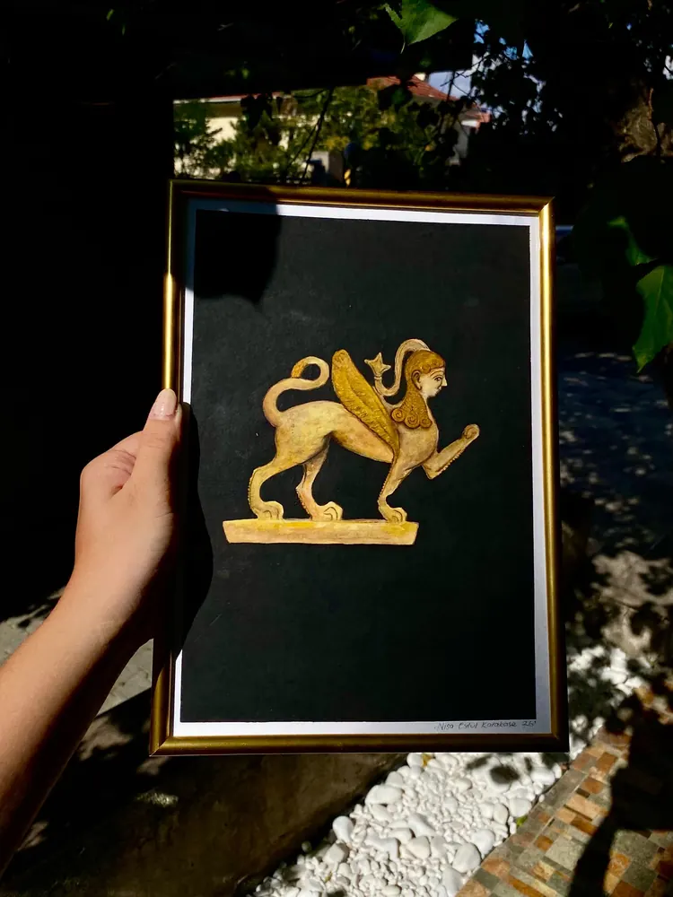 Eylül'ün Sphinx adlı orijinal eser, A4, 2026